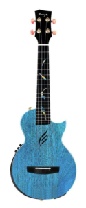 Enya Feather Tenor Blue Solid Mahogany