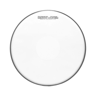 Aquarian MPB-W Powertone White Marching Bass Drumhead